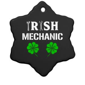 Irish Mechanic Gift Machinist Gift St Patrick’s Day Gift Ceramic Star Ornament