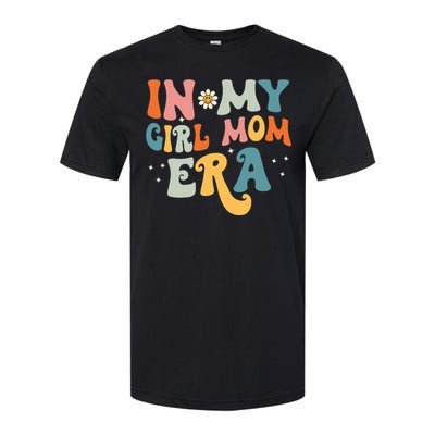 In My Girl Mom Era Groovy Vintage Softstyle CVC T-Shirt