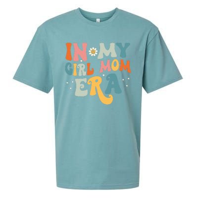 In My Girl Mom Era Groovy Vintage Sueded Cloud Jersey T-Shirt