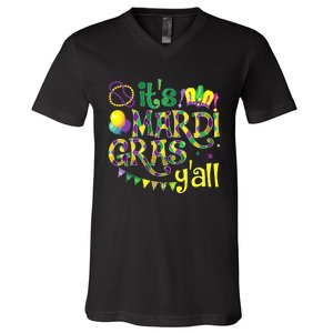 ItS Mardi Gras YAll Mardi Gras Costume V-Neck T-Shirt