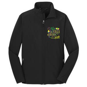 ItS Mardi Gras YAll Mardi Gras Costume Core Soft Shell Jacket