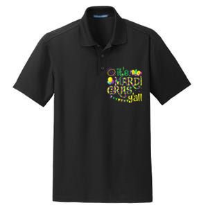 ItS Mardi Gras YAll Mardi Gras Costume Dry Zone Grid Polo