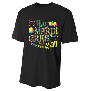 ItS Mardi Gras YAll Mardi Gras Costume Performance Sprint T-Shirt