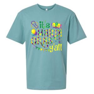 ItS Mardi Gras YAll Mardi Gras Costume Sueded Cloud Jersey T-Shirt