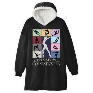 In My Gymnast Era Groovy Gymnastics Funny Birthday Mom Hooded Wearable Blanket