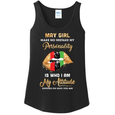 Im May Girl Sexy Lip Black Women Gemini Birthday Gift Ladies Essential Tank