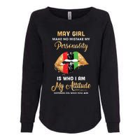 Im May Girl Sexy Lip Black Women Gemini Birthday Gift Womens California Wash Sweatshirt