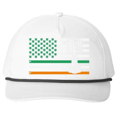 Irish Mechanic Gift Machinist Gift St Patrick’s Day Cute Gift Snapback Five-Panel Rope Hat