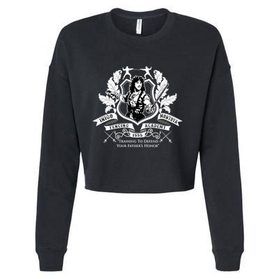 Inigo Montoya Gift Fencing Academy Lover Cropped Pullover Crew