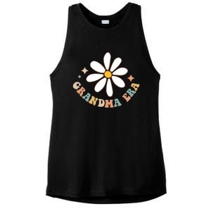 In My Grandma Era Lover Groovy Retro Mom Mothers Day Gift Ladies PosiCharge Tri-Blend Wicking Tank