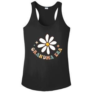 In My Grandma Era Lover Groovy Retro Mom Mothers Day Gift Ladies PosiCharge Competitor Racerback Tank