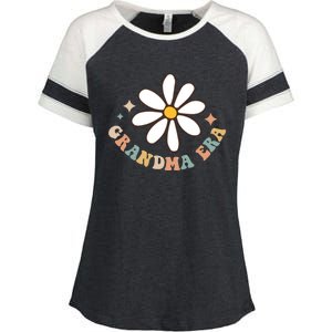 In My Grandma Era Lover Groovy Retro Mom Mothers Day Gift Enza Ladies Jersey Colorblock Tee