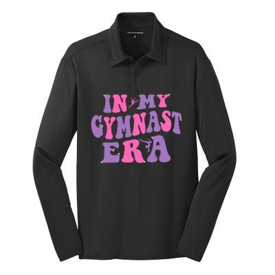 In My Gymnast Era Sports Gym Gymnastics Silk Touch Performance Long Sleeve Polo