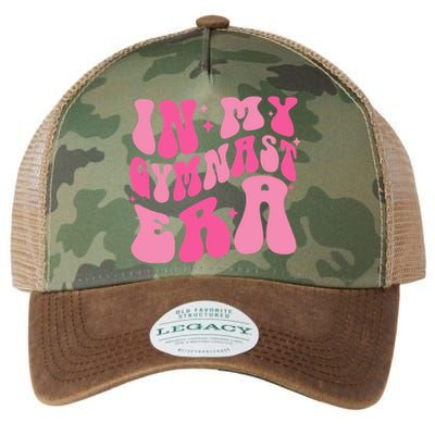 In My Gymnast Era Groovy Gymnastics Trendy Mom Gift Legacy Tie Dye Trucker Hat