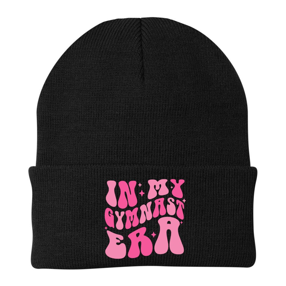 In My Gymnast Era Groovy Gymnastics Trendy Mom Gift Beanie