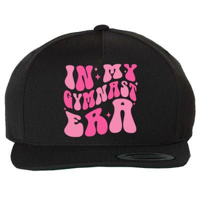 In My Gymnast Era Groovy Gymnastics Trendy Mom Gift Wool Snapback Cap