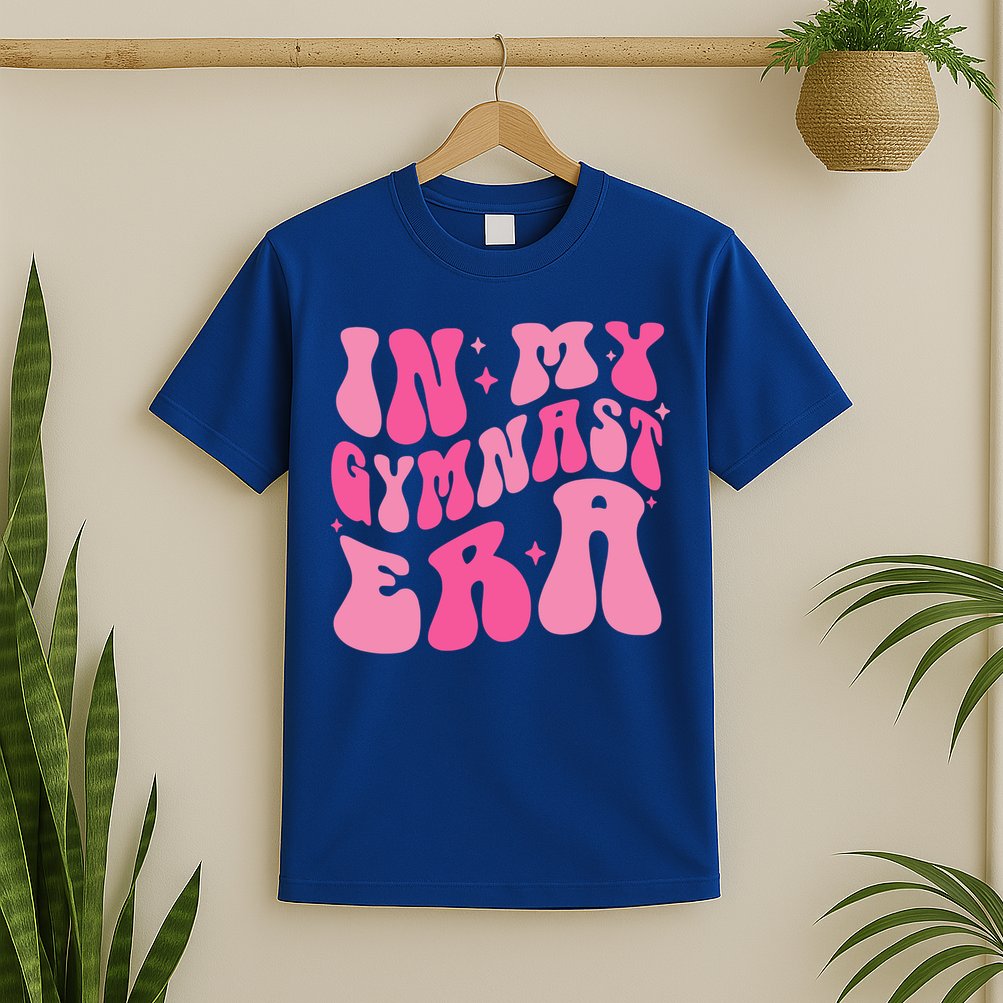 In My Gymnast Era Groovy Gymnastics Trendy Mom Gift T-Shirt