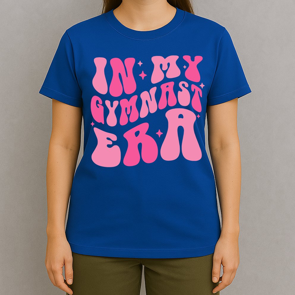 In My Gymnast Era Groovy Gymnastics Trendy Mom Gift T-Shirt