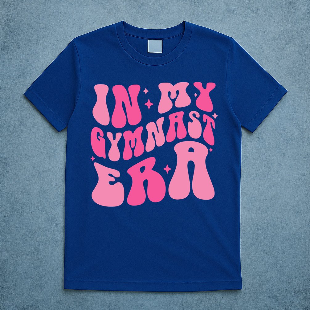 In My Gymnast Era Groovy Gymnastics Trendy Mom Gift T-Shirt