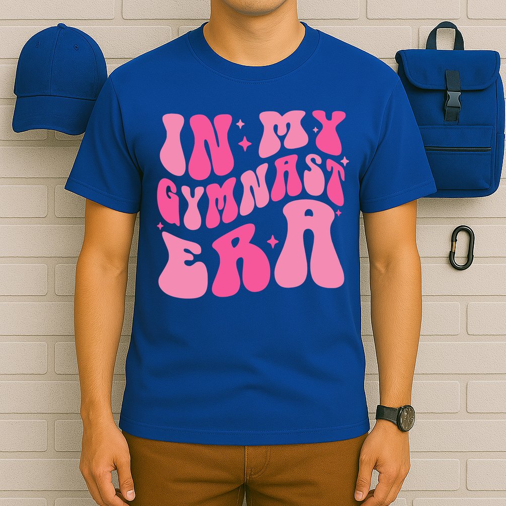 In My Gymnast Era Groovy Gymnastics Trendy Mom Gift T-Shirt