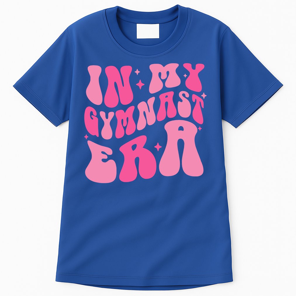 In My Gymnast Era Groovy Gymnastics Trendy Mom Gift Tall T-Shirt