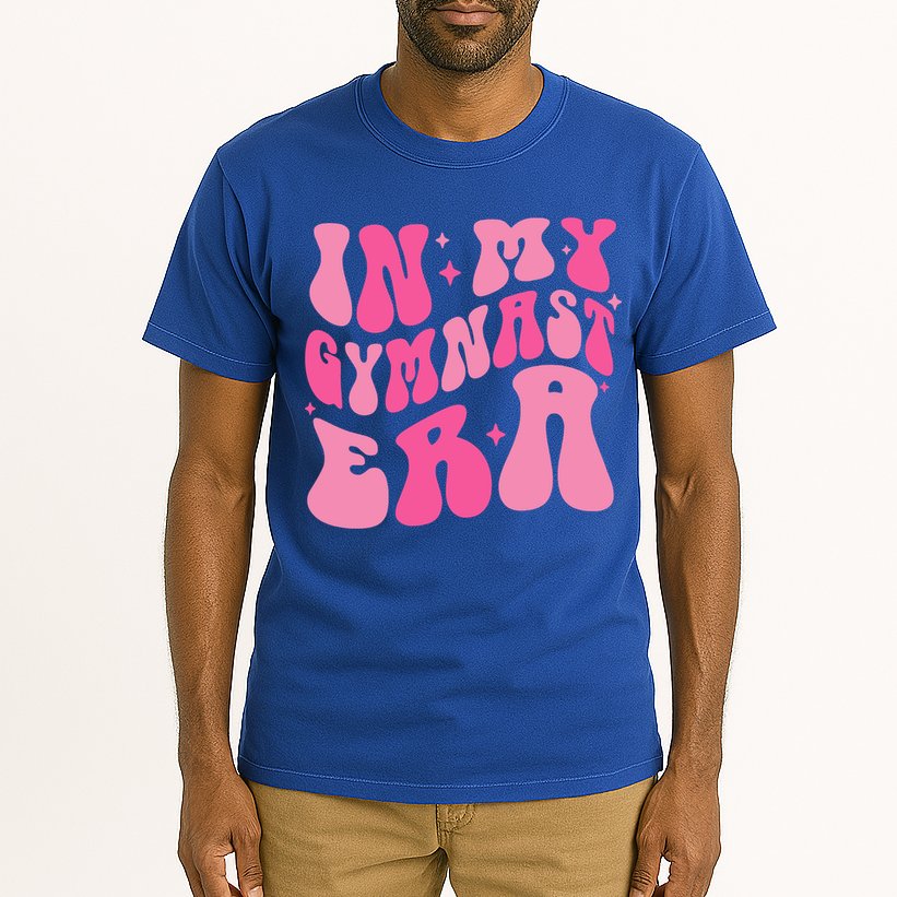 In My Gymnast Era Groovy Gymnastics Trendy Mom Gift Tall T-Shirt
