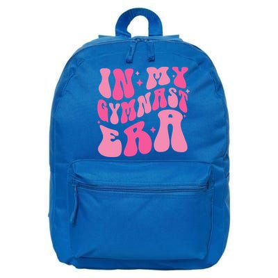 In My Gymnast Era Groovy Gymnastics Trendy Mom Gift 16 in Basic Backpack