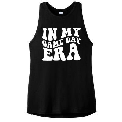 In My Game Day Era Retro Sport Ladies PosiCharge Tri-Blend Wicking Tank