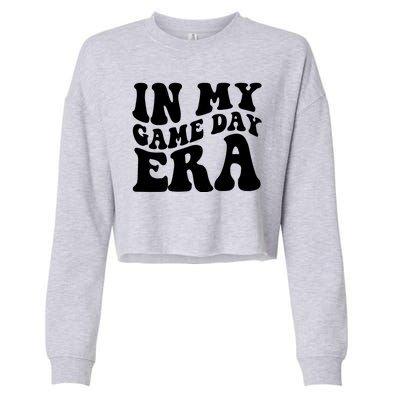 In My Game Day Era Retro Sport Cropped Pullover Crew