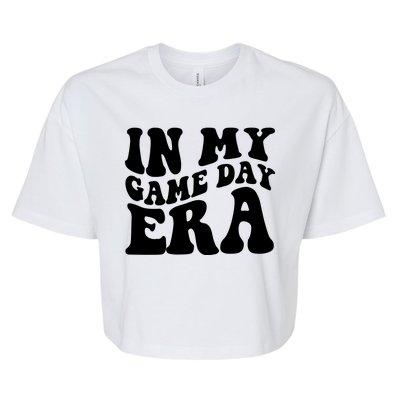 In My Game Day Era Retro Sport Bella+Canvas Jersey Crop Tee