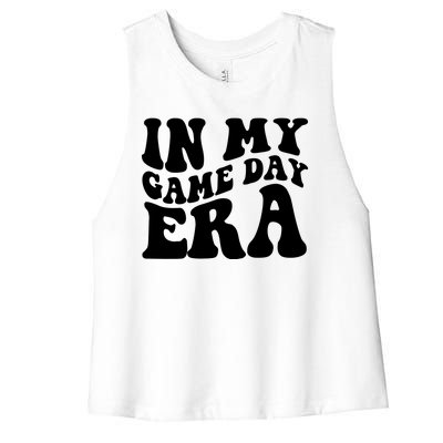 In My Game Day Era Retro Sport Women's Racerback Cropped Tank