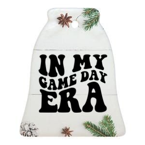 In My Game Day Era Retro Sport Ceramic Bell Ornament