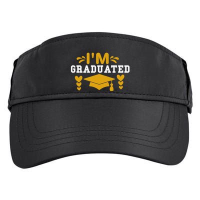 I M GRADUATED Adult Drive Performance Visor