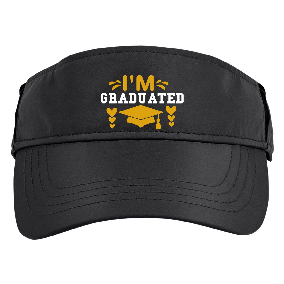 I M GRADUATED Adult Drive Performance Visor