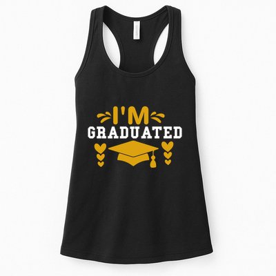 I M GRADUATED Womens Tank Top