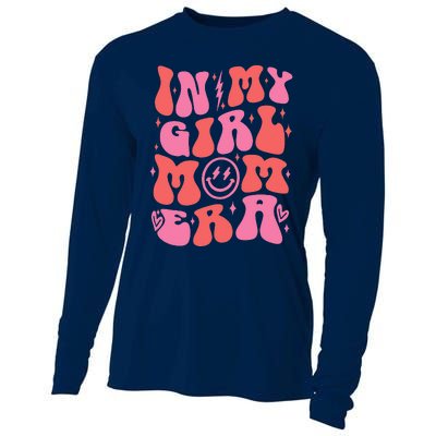 In My Girl Mom Era Retro Groovy Mom Life Happy MotherS Day Cooling Performance Long Sleeve Crew