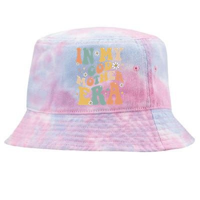 In My Godmother Era Lover Groovy Retro Mom Funny Mothers Day Tie-Dyed Bucket Hat