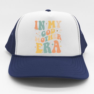 In My Godmother Era Lover Groovy Retro Mom Funny Mothers Day Trucker Hat