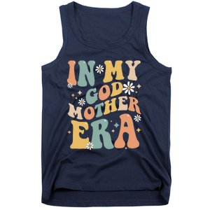 In My Godmother Era Lover Groovy Retro Mom Funny Mothers Day Tank Top