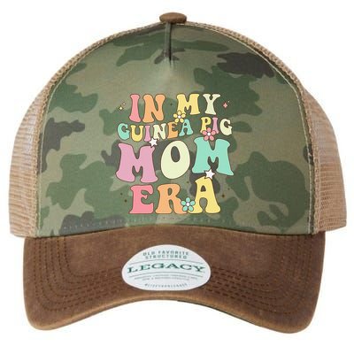 In My Guinea Pig Mom Era Funny Groovy Guinea Pig Mothers Day Legacy Tie Dye Trucker Hat
