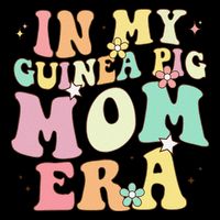 In My Guinea Pig Mom Era Funny Groovy Guinea Pig Mothers Day City Backpack