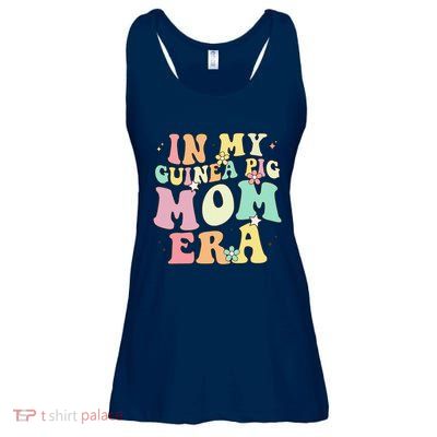 In My Guinea Pig Mom Era Funny Groovy Guinea Pig Mothers Day Ladies Essential Flowy Tank