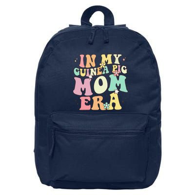 In My Guinea Pig Mom Era Funny Groovy Guinea Pig Mothers Day 16 in Basic Backpack