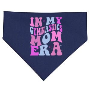 In My Gymnastics Mom Era Retro Groovy Mom Life MotherS Day USA-Made Doggie Bandana