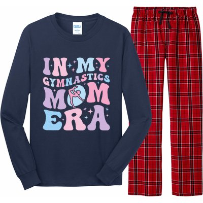 In My Gymnastics Mom Era Retro Groovy Mom Life MotherS Day Long Sleeve Pajama Set