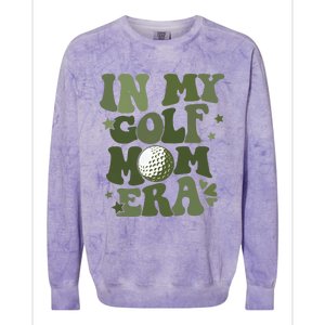 In My Golf Mom Era Golfer Lover Colorblast Crewneck Sweatshirt