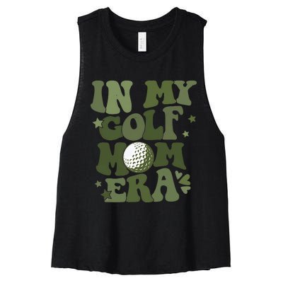 In My Golf Mom Era Golfer Lover Women's Racerback Cropped Tank