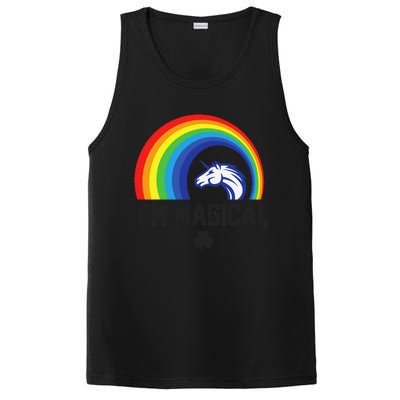 I'm Magical Green Magic Unicorn Saint Patrick's Day PosiCharge Competitor Tank