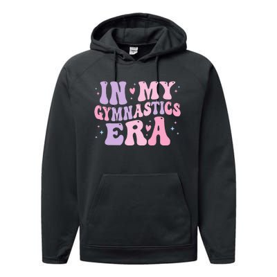 In My Gymnastics Era Funny Gymnast Gymnastic Performance Fleece Hoodie