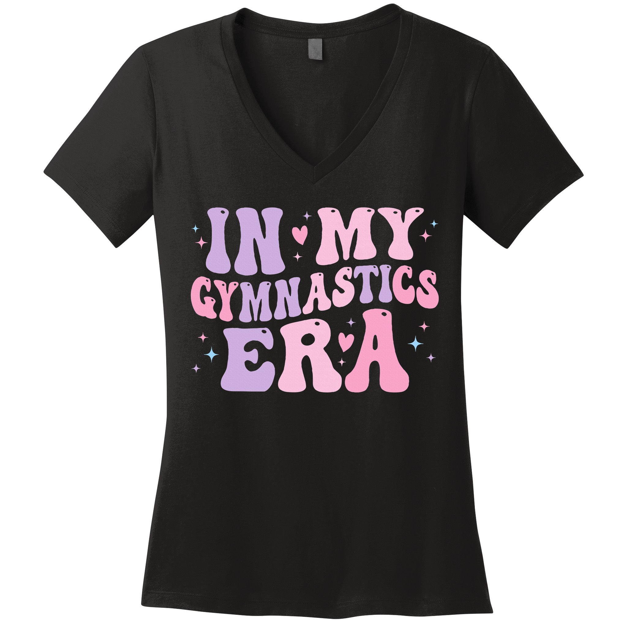 In My Gymnastics Era Funny Gymnast Gymnastic Women's V-Neck T-Shirt